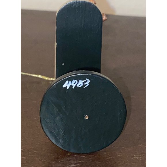 Vintage Merry Christmas Mailbox Train & Presents Kathe Wohlfahrt Hand Painted - Picture 5 of 5